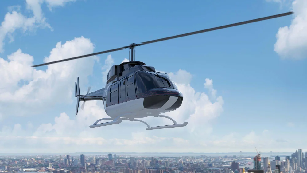 Qual o melhor helicóptero do Brasil? 3 military helicopter render 3d illustration 2