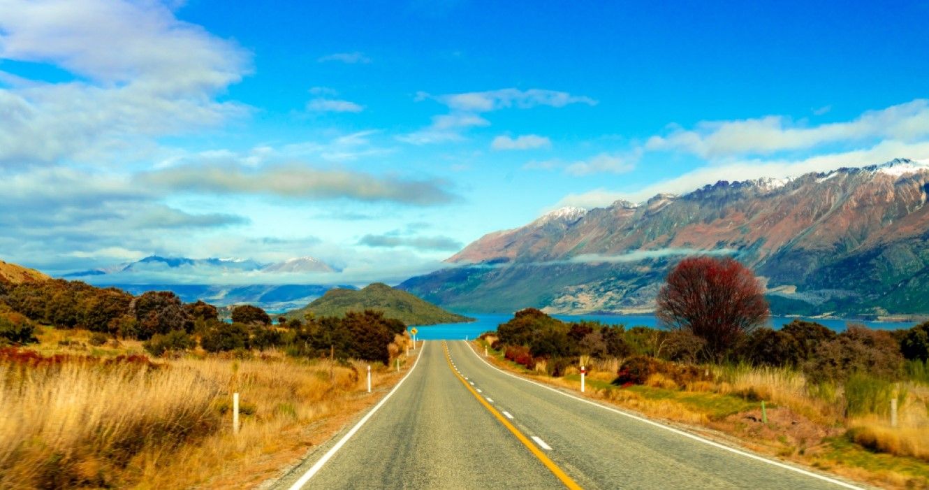 Estradas da Ilha Sul da Nova Zelândia