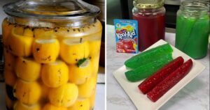 kool-aid pickles and lemon pickles