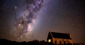 Milky Way Galaxy above Church of the Good Shepherd, Tekapo (New Zealand)
